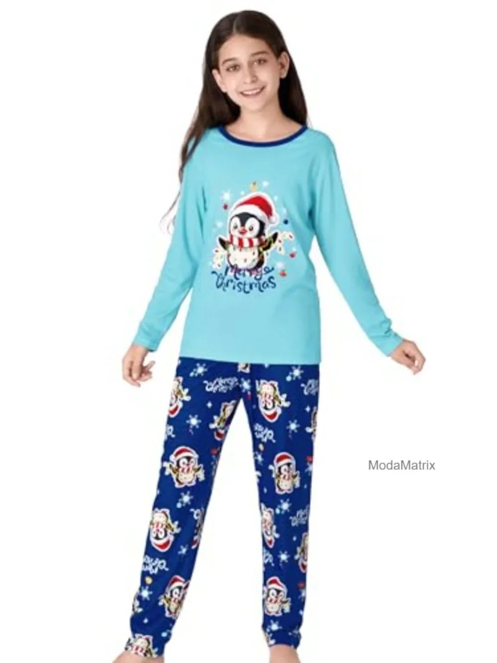 Girls 2-Piece Tie Dye Spiral Pajama Set Long Sleeve Top & Pants